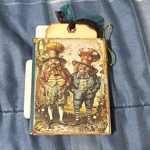 Vintage Style Alice in Wonderland Junk Journal Folio